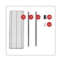 Racks & Shelving | Alera ALESW664818BL NSF Certified 6-Shelf 48 in. x 18 in. x 72 in. Wire Shelving Kit - Black image number 1