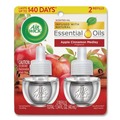 Metered Dispenser Refills | Air Wick 62338-95499 0.67 oz. Scented Oil Refill - Apple Cinnamon Medley (6/Carton) image number 1
