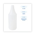 Sprayers & Pumps | Boardwalk 512245 32 oz. Embossed Spray Bottle - Clear (24/Carton) image number 3