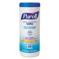 Hand Sanitizing Wipes | PURELL 9111-12 5.78 in. x 7 in. Premoistened Hand Sanitizing Wipes - Fresh Citrus, White image number 0