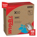 Perforated Roll & Hand Towels | WypAll 83550 X50 9-1/10 in. x 12-1/2 in. Cloth Pop-Up Box - White (176/Box 10 Boxes/Carton) image number 5