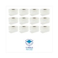 Toilet Tissues | Boardwalk SOD410320 3.2 in. x 525 ft. 2 Ply Septic Safe Jumbo Roll Bathroom Tissue - White (12/Carton) image number 4