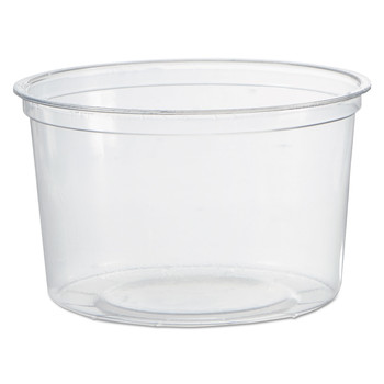 FOOD CONTAINERS PACKAGING | WNA WNA APCTR16 16 oz. Plastic Deli Containers - Clear (50/Pack, 10 Packs/Carton)