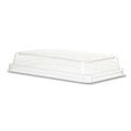 Food Containers & Lids | Eco-Products EP-SCRC107LID-R Worldview 10.82 in. x 10.71 in. x 1.83 in. 100 Percent Recycled Content Plastic Lid - Clear (200/Carton) image number 0