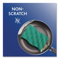 Scouring Pads & Sticks | O-Cedar 169431PK 2.63 in. x 4.25 in. x 1 in. Scrunge Non-Scratch Scrub Sponge - Green/Blue (2/Pack) image number 2