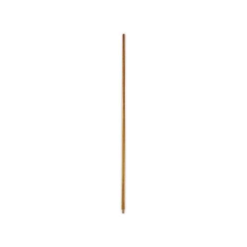 Handles & Braces | Rubbermaid Commercial FG636100LAC 0.94 in. Diameter x 60 in. Wood Threaded-Tip Broom/Sweep Handle - Natural image number 0