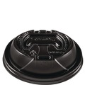 Cup Lids | Dart OPT1224TGB Optima Reclosable Lids for Hot Paper Cups Fits 12 oz. to 24 oz. Hot Paper Cups - Black (1200/Carton) image number 0
