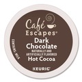Cocoa | Cafe Escapes 5000330122 Dark Chocolate Hot Cocoa K-Cups (24/Box) image number 2