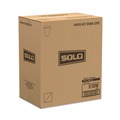 Cups | SOLO 510W 1-Sided Poly 10 oz. Paper Hot Cups - White (1000/Carton) image number 3