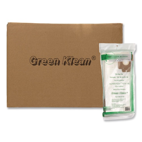 Vacuum Accessories | Green Klean GK-CV30 GK-CV30 Replacement Vacuum Bag (10/Carton) image number 0