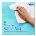 Perforated Roll & Hand Towels | Kleenex 02046 Convenience 9.2 in. x 9.4 in. Multi-Fold Paper Towels - White (150/Pack, 8 Packs/Carton) image number 5