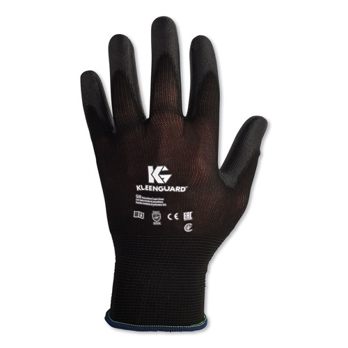 Work & Welding Gloves | Ansell 13837 EN388: 3131X 10 in. Long G40 Polyurethane Coated Gloves - Small, Black (60 Pairs/Carton) image number 0