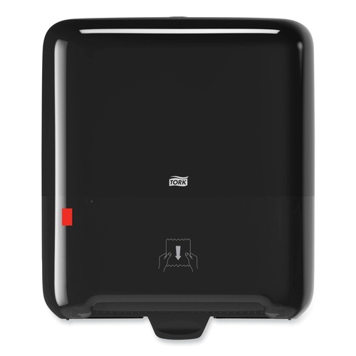 Towel Dispensers | Tork 5510282 Elevation Matic 13.2 in. x 8.1 in. x 14.65 in. Hand Towel Roll Dispenser - Black (1/Carton) image number 0