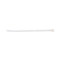 Office Cable Management | Tatco 22100 4 in. x 0.06 in. 18 lbs. Nylon Cable Ties - Natural (1000/Pack) image number 0