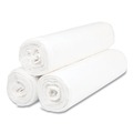 High-Density Trash Bags | Inteplast Group VALH3037N10 High-Density 30 Gallon 30 in. x 36 in. Commercial Can Liners - Natural (500/Carton) image number 1