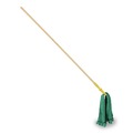 Mop Heads | Rubbermaid Commercial FGT81306GR00 1 in. Headband Microfiber Tube Wet Mop - Green image number 3
