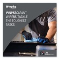 Perforated Roll & Hand Towels | WypAll 05740 L40 POP-UP Box 9.8 in. x 16.4 in. Towels - Blue (100/Box, 9 Boxes/Carton) image number 5