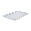 Steam Table Parts | Boardwalk BWKLIDSTEAMFL 12.88 in. x 20.81 in. x 0.63 in. Aluminum Steam Table Pan Lids (50/Carton) image number 0