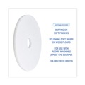 Floor Pads-Cleaning, Buffing & Polishing | Boardwalk BWK4017WHI 17 in. Diameter Polishing Floor Pads - White (5/Carton) image number 4