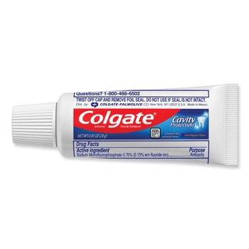 Colgate-Palmolive Co. 109782 0.85 oz. Tube Unboxed Personal Size Toothpaste (240/Carton)