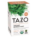 Tea | Tazo 10794522003508 0.67 oz. Tea Bags - Organic Refresh Mint (96/Carton) image number 0