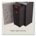 Indoor Waste Receptacles | Rubbermaid Commercial 1961629 33 Gallon Configure 1 Stream Mixed Recycling Waste Receptacle - Gray image number 3