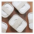 Perforated Roll & Hand Towels | World Centric TR-SC-60-LFP 60 oz 7.5 in. x 9.8 in. x 2.7 in. Paper Fiber Containers - Natural (400/Carton) image number 1