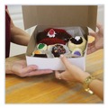 Bakery Boxes & Containers | SCT 1929 19 in. x 14 in. x 4 in. Paper Standard Bakery Boxes - White (50/Carton) image number 1
