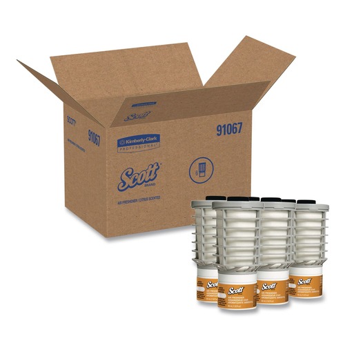 Air Fresheners & Odor Eliminators | Scott 91067 Essential 48 ml Cartridge Continuous Air Freshener Refills - Citrus Scent (6/Carton) image number 0