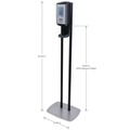 Hand Sanitizer Dispensers | PURELL 7418-DS 1200 ml 13.5 in. x 5 in. x 28.5 in. CS8 Hand Sanitizer Floor Stand with Dispenser - Graphite image number 1