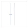 Straws/Stems/Sticks | Boardwalk BWKFSTW775W25 7.75 in. Flexible Plastic Wrapped Straws - White (20/Carton) image number 3