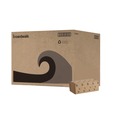 Perforated Roll & Hand Towels | Boardwalk B6210 9 in. x 9-9/20 in. Singlefold Paper Towels - Natural (16/Carton) image number 0