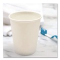 Cups | SOLO 370W-2050 10 oz. Single-Sided Poly Paper Hot Cups - White (1000/Carton) image number 6