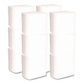 Dispenser Napkins | Boardwalk BWK6000INTW 6.3 in. x 8.5 in. 1-Ply Interfold Napkins - White (12/Carton) image number 1
