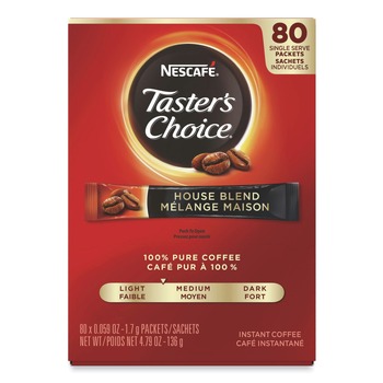 Nescafe 11005773 .06 oz Taster's Choice Stick Pack - House Blend (480/Carton)