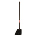 Brooms | Rubbermaid Commercial FG637400BLA 35 in. Angled Lobby Broom with Poly Bristles - Black image number 1