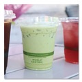 Cup Lids | World Centric CPL-CS-12NS Plastic PLA Clear Cold Cup Lids Fits 9 oz to 24 oz Cold Cups - Clear (1000/Carton) image number 5
