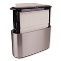 Towel Dispensers | Tork 302030 12.68 in. x 4.56 in. x 7.92 in. Xpress Countertop Towel Dispenser - Stainless Steel/Black image number 2