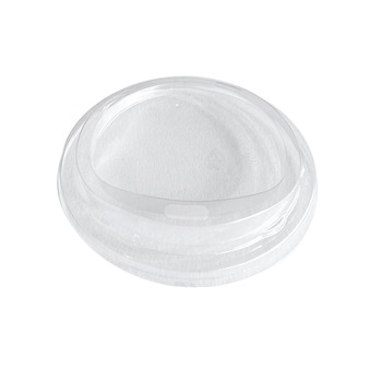 CUP LIDS | Boardwalk BWKPETSIP PET Cold Cup Lids Fits 14 oz. to 24 oz. Plastic Cups - Clear (1000/Carton)