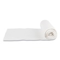 Low-Density Trash Bags | Inteplast Group WSL2424LTN 10 Gallon 0.35 mil 24 in. x 24 in. Coreless Perforated Roll Low-Density Commercial Can Liners - Clear (50 Bags/Roll, 20 Rolls/Carton) image number 2