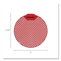 Toilet & Urinal Deodorizers | Boardwalk FGVIN-P-012I072M-20-21430 1.8 oz. Urinal Screen - Cherry Scent, Red (1-Dozen) image number 2