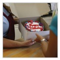 Bakery Boxes & Containers | SCT 1593 14 in. x 14 in. x 6 in. Paper Standard Bakery Boxes - White (50/Carton) image number 1