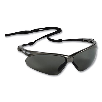 EYE CARE AND PROTECTION | Ansell KCC28635 Nemesis Safety Glasses - Gunmetal Frame/Smoke Lens (12/Box)