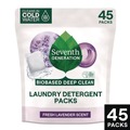 Laundry Detergents | Seventh Generation 62692700 Natural Laundry Detergent Powder Packs - Lavender Scent (8/Carton) image number 0