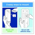 Soap Dispensers | Tork 571600 4.45 in. x 5.12 in. x 10.94 in. Elevation Foam Skincare Auto Dispenser with Intuition Sensor - White (4/Carton) image number 6
