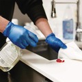 Food Service Disposable & Single Use Gloves | Ammex IVBPF48100 3 mil Industrial Powder-Free Vinyl Gloves - X-Large, Blue (1000/Carton) image number 3