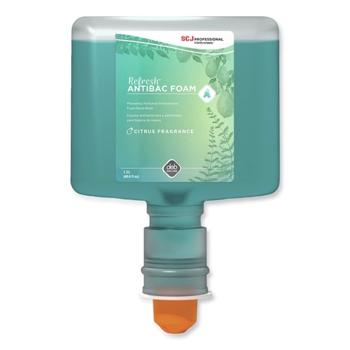 Soap Refills | SC Johnson ANT120TF 1.2 L  Refresh Foaming Hand Soap Touch Free Cartridge Refill - Citrus Scent (3/Carton) image number 0