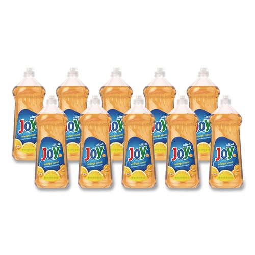 Dishwashing Detergents | Joy 75056 30 oz. Bottle Ultra Orange Dishwashing Liquid - Orange Scent (10/Carton) image number 0