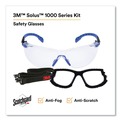 Eye Protection | 3M S1101SGAF-KT Solus 1000 Series Safety Glasses - Black/Blue Plastic Frame, Clear Polycarbonate Lens image number 3