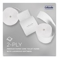 Perforated Roll & Hand Towels | Cottonelle 53862 CleanCare 2-Ply Septic Safe Bathroom Tissue - White (36/Carton) image number 6